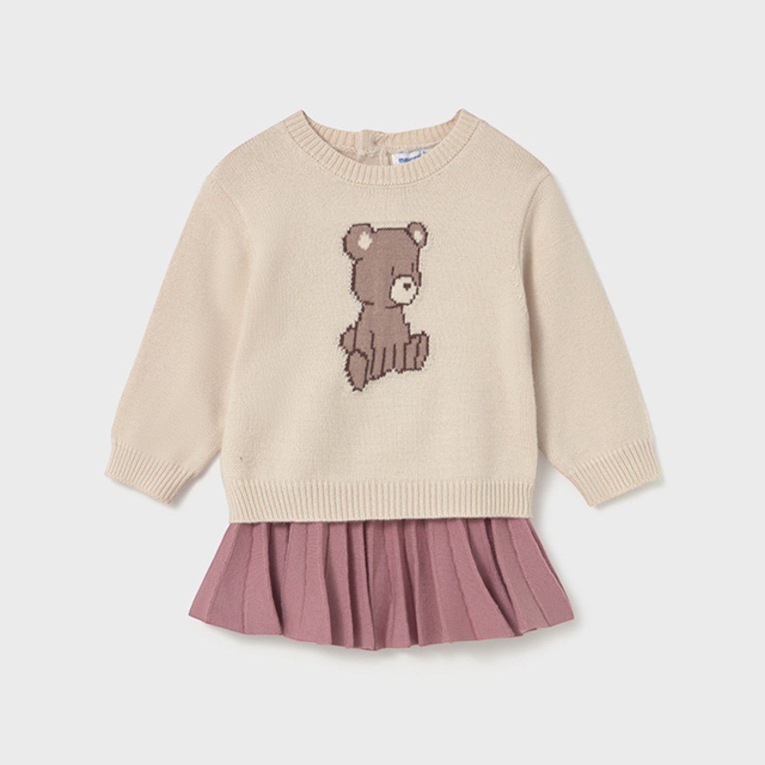 Completo gonna tricot Bimba Rosa 2925/16 -  NANU' BABY