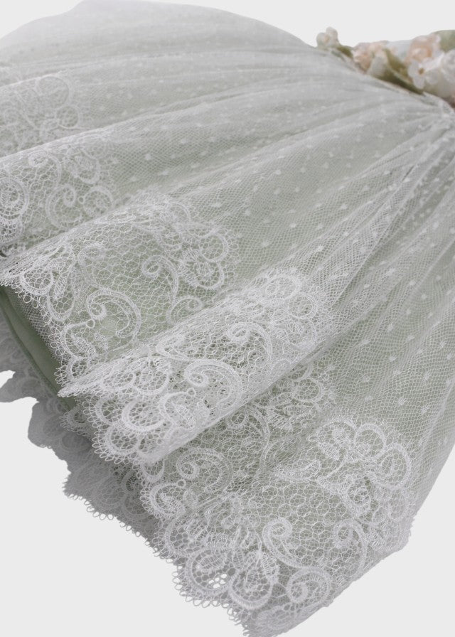 Green Tulle Ceremony Dress FB082/V