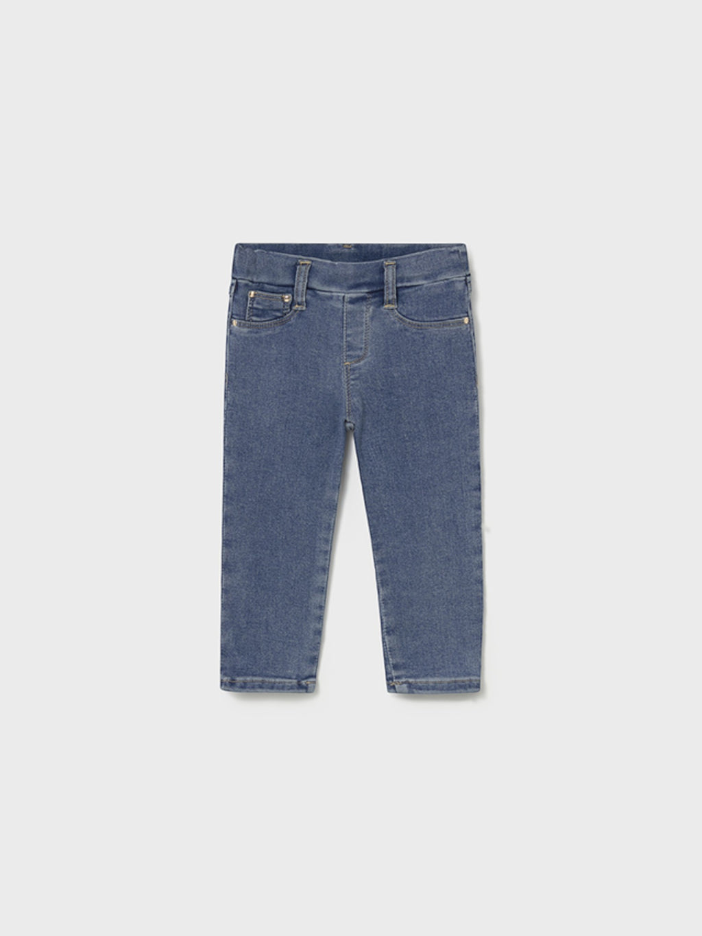 Basic Texan Closed Trousers for Girls, Blue, 576/95