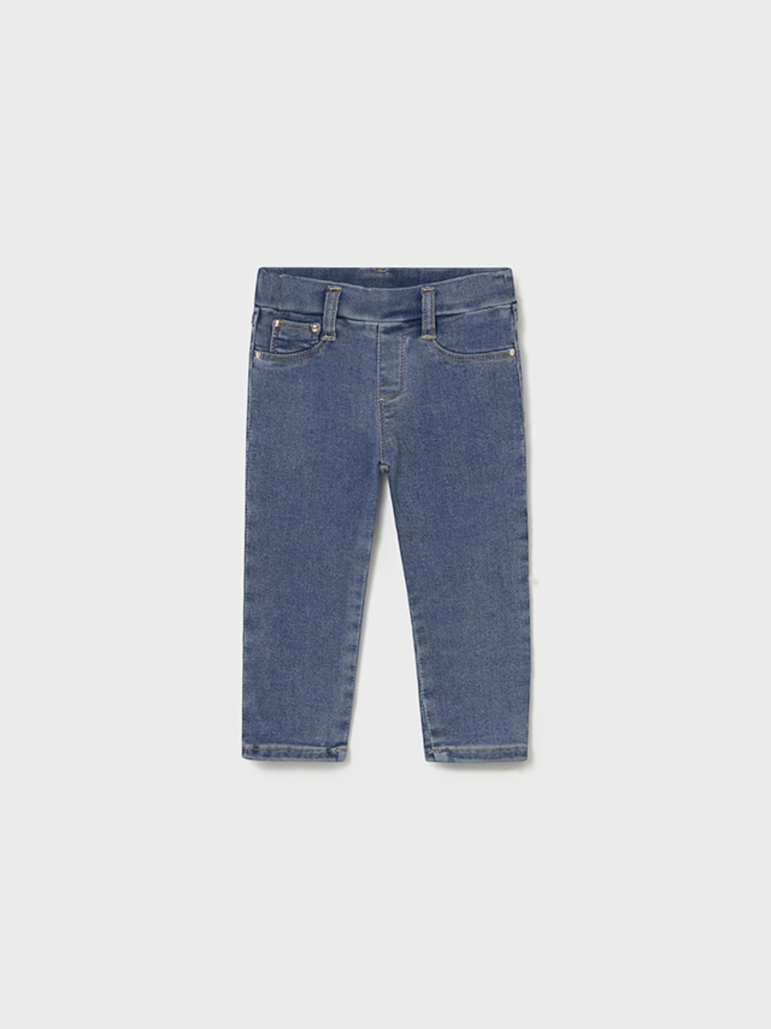 Basic Texan Closed Trousers for Girls, Blue, 576/95