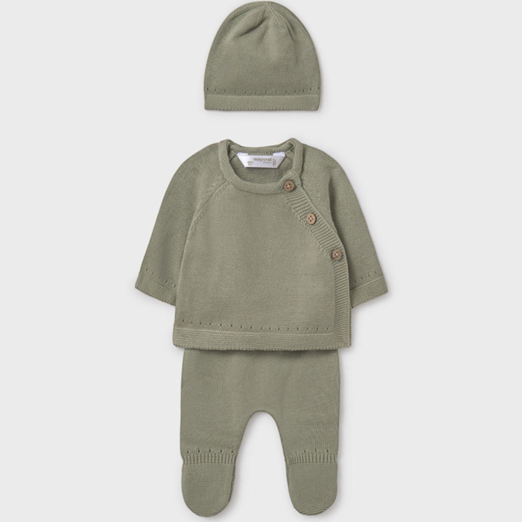 Newborn Baby Boy Outfit, Green, 9981/42