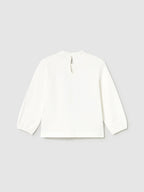 Long sleeve T-shirt for girls CREAM 2075/77