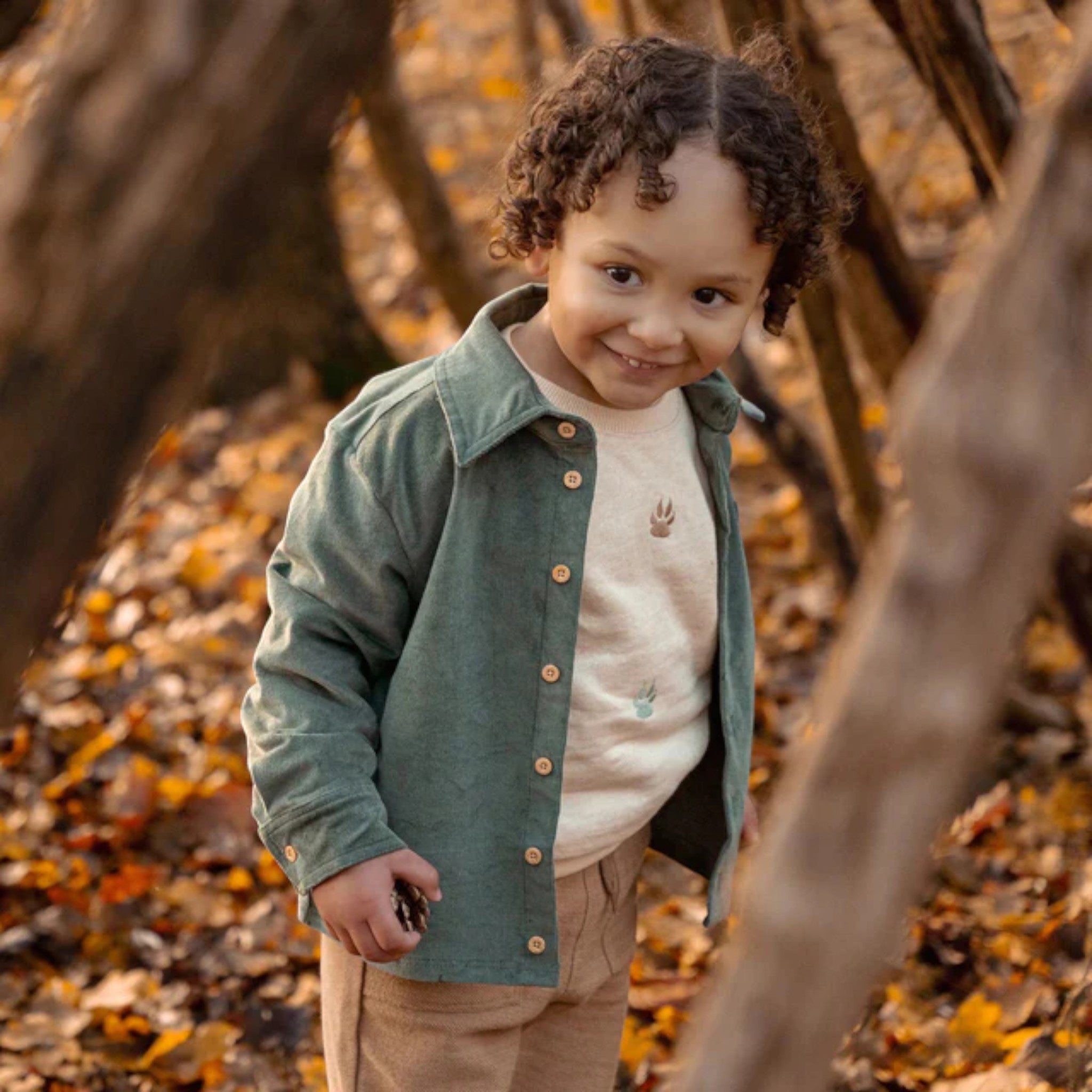 Sweater - Forest Friends Baby Ivory CL25092049