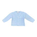 Boy's Ceremony Jacket, Cotton Blend, Sky Blue - PONTO POR PONTO 3/880