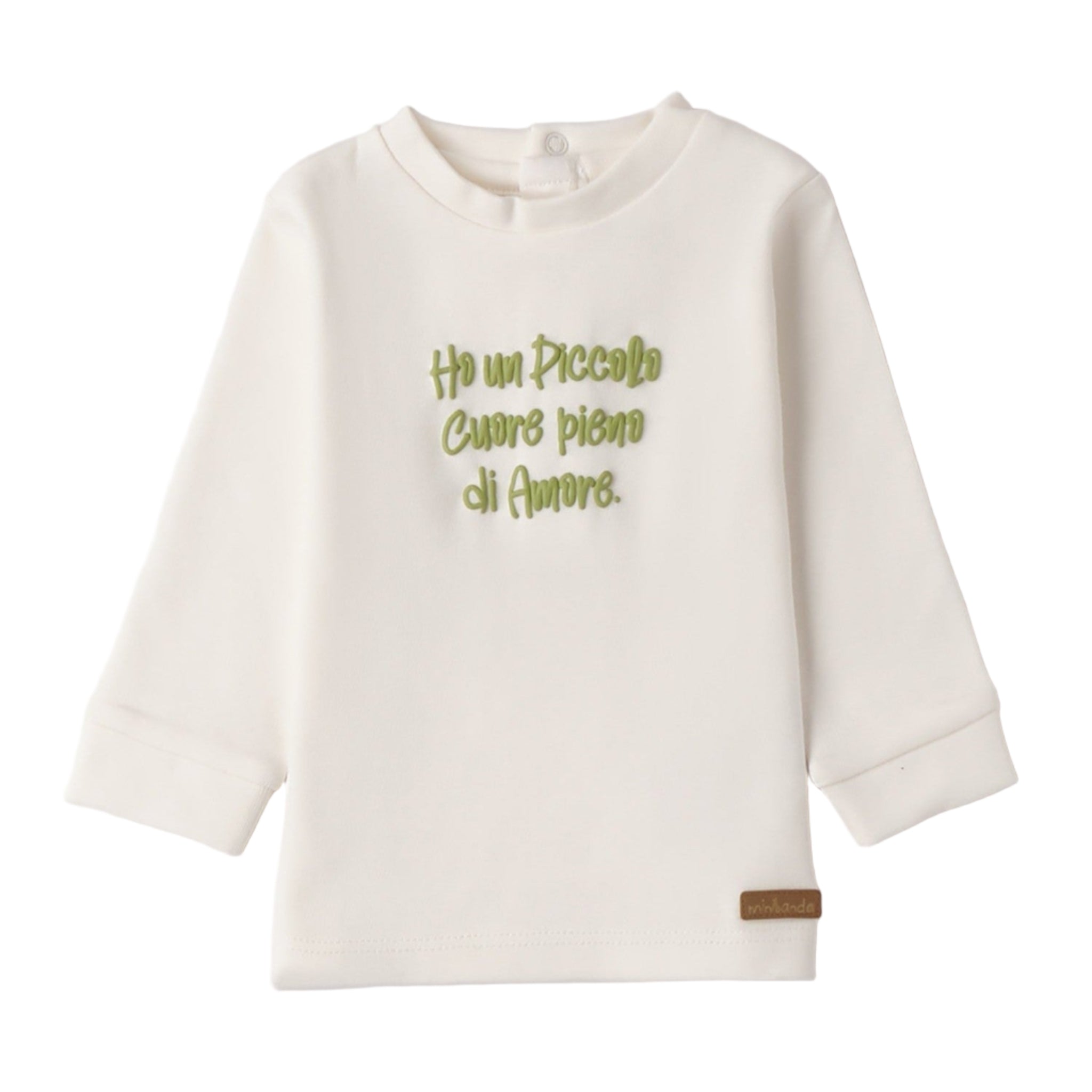 Girocollo Ml Bimbo Bianco 3F606/112 -  NANU' BABY