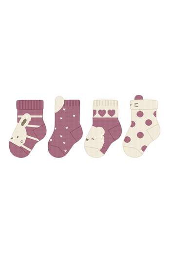Set of 4 Lilac socks 9658/M