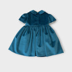 Abito Cerimonia Bimba Poliestere Zaffiro IM327MC/Z corredino e abbigliamento neonato | NANU' BABY