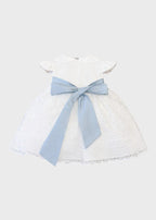 Abito Cerimonia Pizzo Macramè FB080/AP corredino e abbigliamento neonato | NANU' BABY