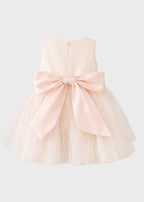 Abito Cerimonia Pizzo Tulle FB072/R corredino e abbigliamento neonato | NANU' BABY