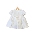 Abito Cerimonia Poliestere Vaniglia IM327MC corredino e abbigliamento neonato | NANU' BABY