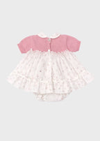 Abito Cotone Floreale Rosa GULTEN/AB corredino e abbigliamento neonato | NANU' BABY