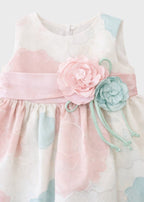 Abito Lino Multicolore FF39003/T37 corredino e abbigliamento neonato | NANU' BABY