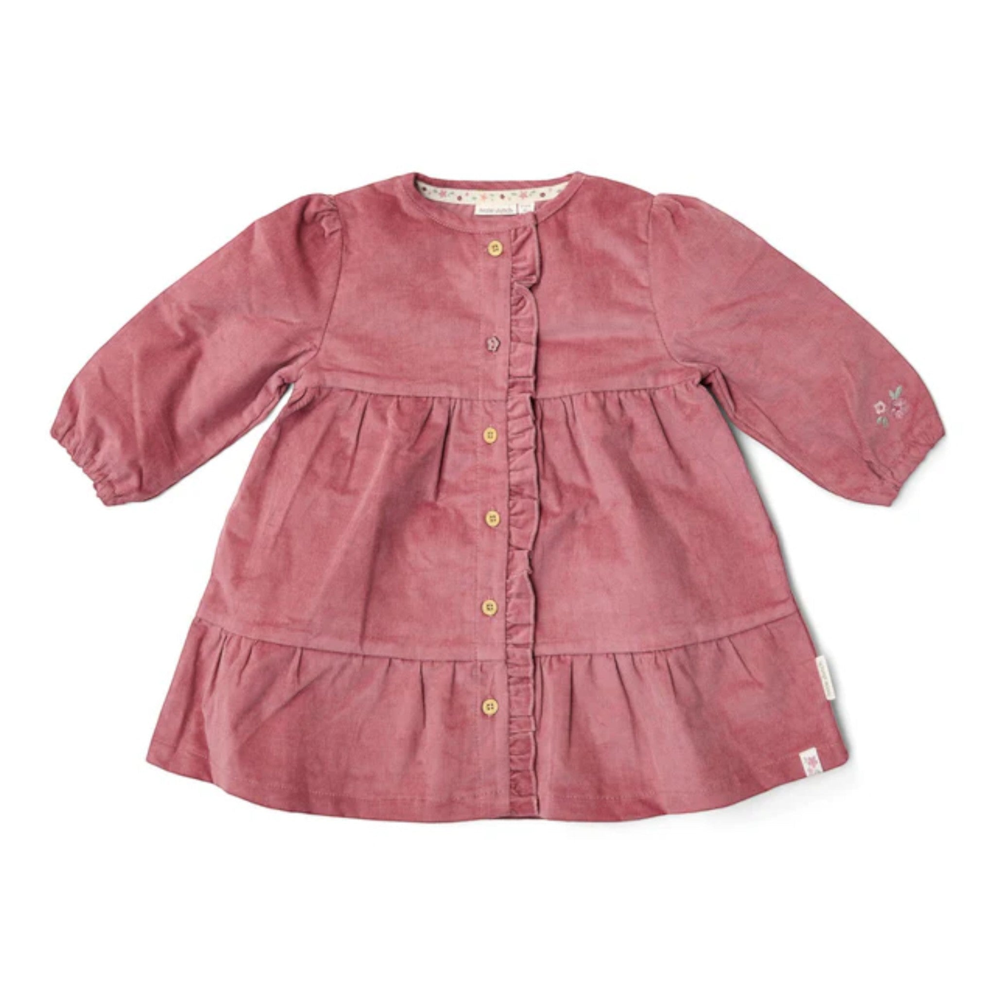 Abito manica lunga - Giardino delle fate Bimba Rosa CL25095001 corredino e abbigliamento neonato | NANU' BABY