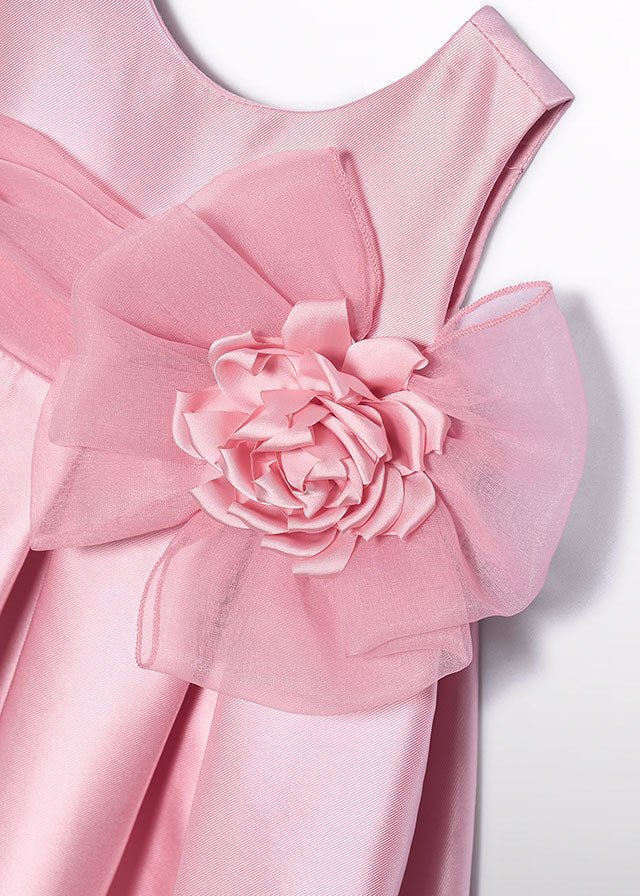 Abito Mikado Balze Rosa 5010/85 corredino e abbigliamento neonato | NANU' BABY