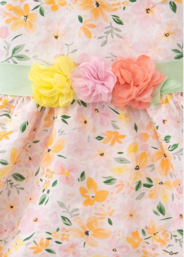 Abito Poliestere Arancio FF39104/T40 corredino e abbigliamento neonato | NANU' BABY