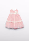 Abito Rosa Poliestere Elegante 5016/84 corredino e abbigliamento neonato | NANU' BABY