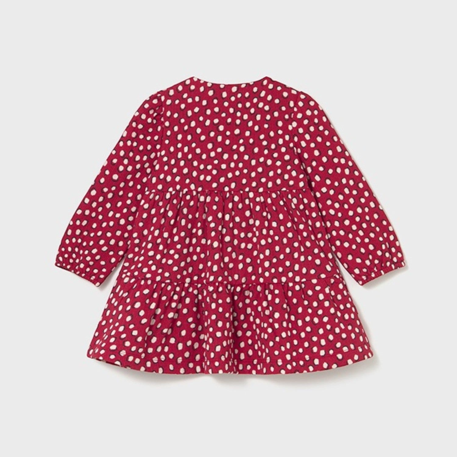 Abito punto strutturato Bimba Rosso 2915/40 -  NANU' BABY