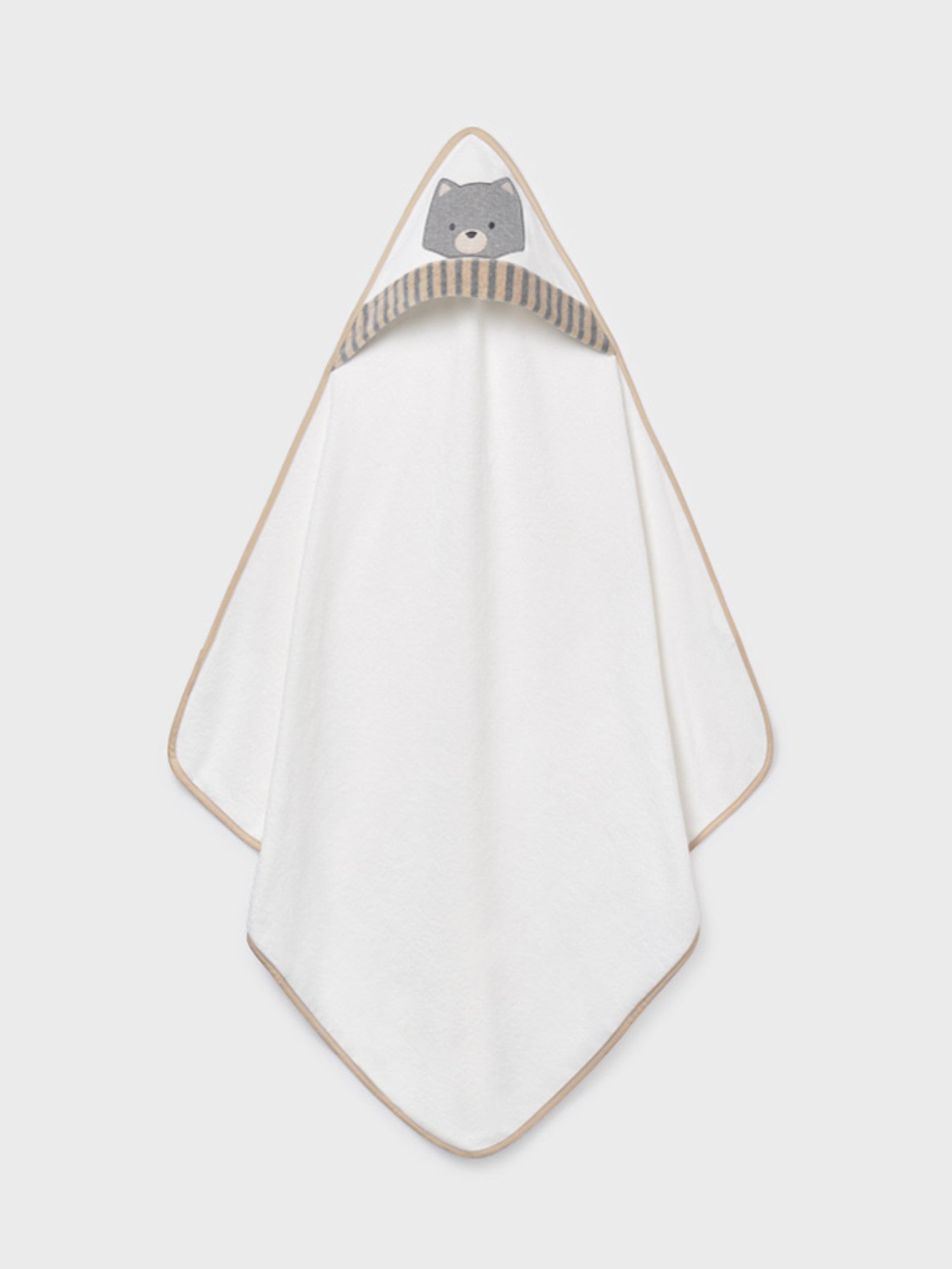 Accappatoio Neonato Beige 9988/88 corredino e abbigliamento neonato | NANU' BABY