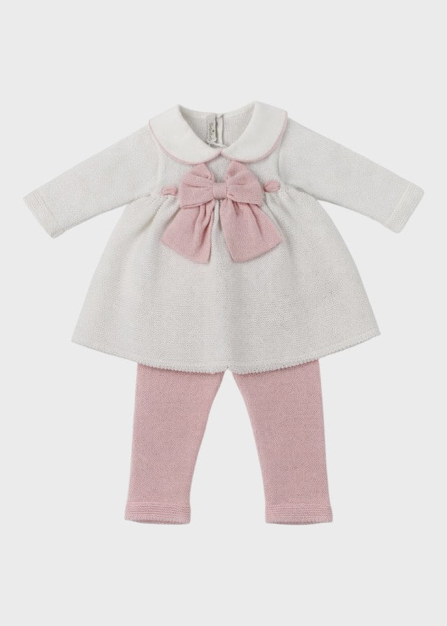 Complete Cotton Bow White Pink 478