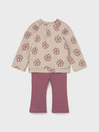 Pink Girls' Leggings and Pullover Set 2742/49