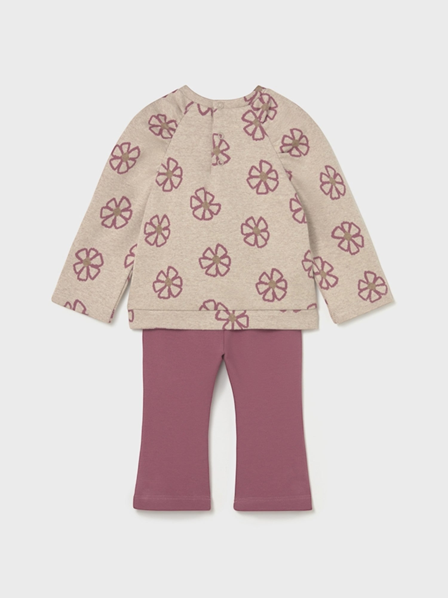 Pink Girls' Leggings and Pullover Set 2742/49
