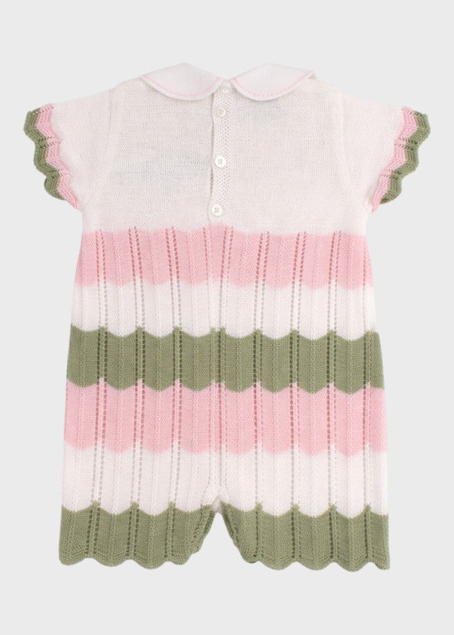 Tutina Cotone Rosa Pesco EK1815