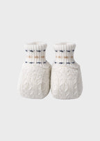 Babbucce Cotone Blu EK58S corredino e abbigliamento neonato | NANU' BABY