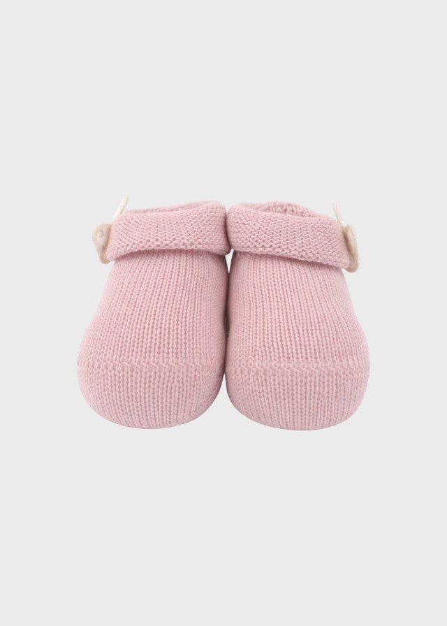 Babbucce Cotone Farfalle Rosa 781 - R corredino e abbigliamento neonato | NANU' BABY