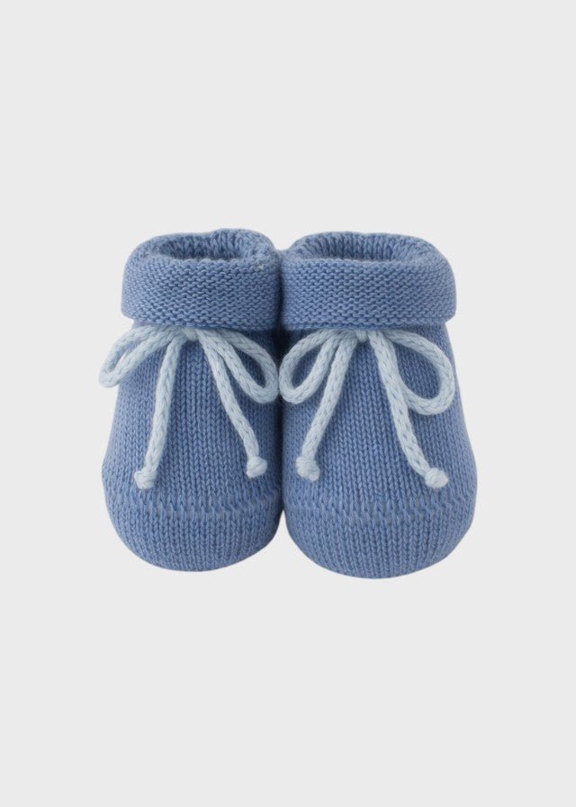 Babbucce Cotone Laccetto Petalo INGLESE/752 - C corredino e abbigliamento neonato | NANU' BABY