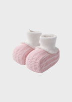 Babbucce Cotone Rosa EK24S/R corredino e abbigliamento neonato | NANU' BABY