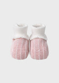 Babbucce Cotone Rosa EK24S/R corredino e abbigliamento neonato | NANU' BABY