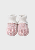 Babbucce Cotone Rosa EK24S/R corredino e abbigliamento neonato | NANU' BABY