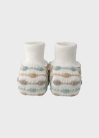 Babbucce Cotone Verde EK51S/V corredino e abbigliamento neonato | NANU' BABY