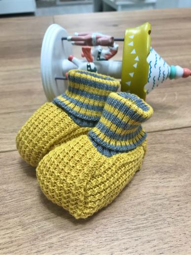 Babbucce Neonato Grigio IP68S corredino e abbigliamento neonato | NANU' BABY