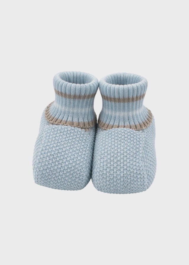 Babbucce Tramatura Trecce Cielo EK67S/C corredino e abbigliamento neonato | NANU' BABY