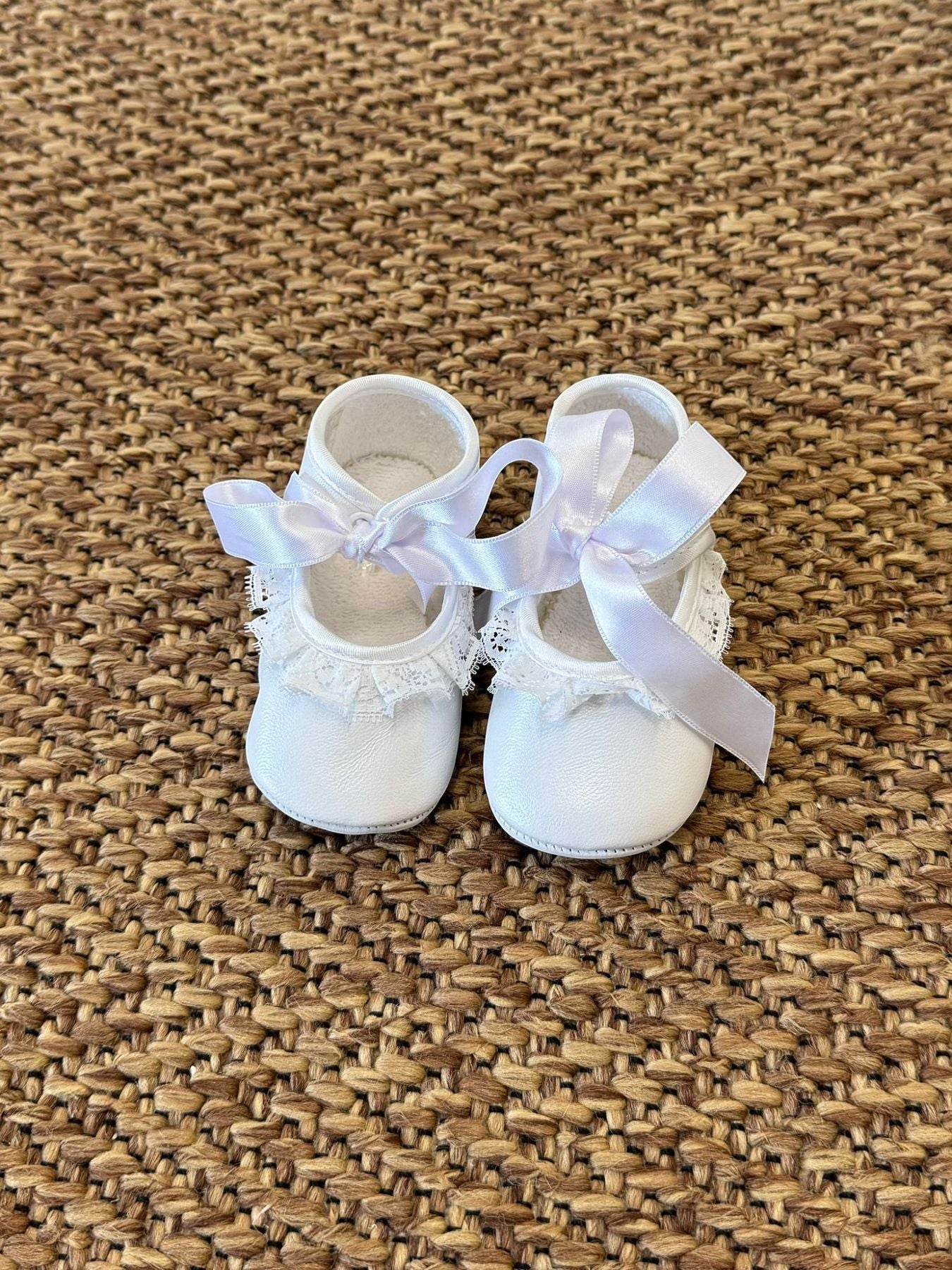 Ballerina Pizzo Bimba BEIGE 7025 corredino e abbigliamento neonato | NANU' BABY