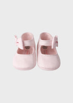 Ballerina Raso Fiocco Rosa SF4306/30 corredino e abbigliamento neonato | NANU' BABY