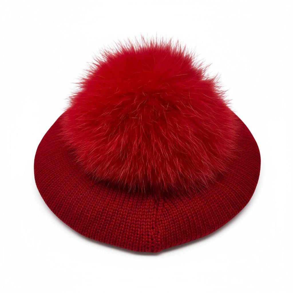 Basco Tessuto Pom Pon Volpe Rosso CT0211VA/R corredino e abbigliamento neonato | NANU' BABY