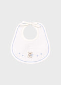 Bavetta Cotone Cielo Polvere EK57BAV/C corredino e abbigliamento neonato | NANU' BABY