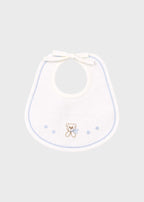 Bavetta Cotone Cielo Polvere EK57BAV/C corredino e abbigliamento neonato | NANU' BABY