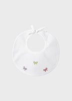 Bavetta Cotone Fiocchetti Melograno EK11BAV/M corredino e abbigliamento neonato | NANU' BABY