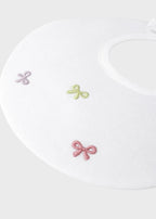 Bavetta Cotone Fiocchetti Melograno EK11BAV/M corredino e abbigliamento neonato | NANU' BABY