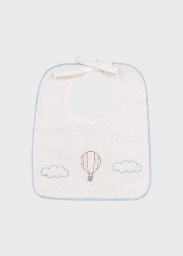 Bavetta Cotone Mongolfiera Cielo EK50BAV corredino e abbigliamento neonato | NANU' BABY