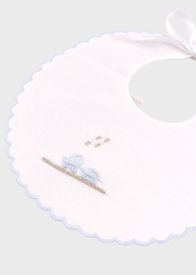 Bavetta Cotone Punto Vapore THOMAS/BV corredino e abbigliamento neonato | NANU' BABY