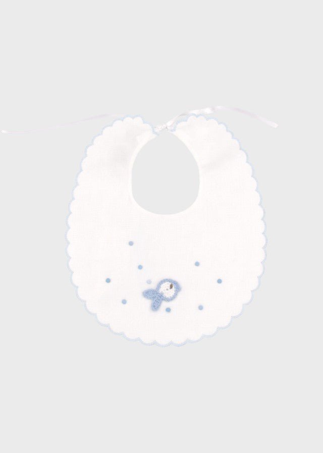 Bavetta Cotone Ricami Mare DORY/BV corredino e abbigliamento neonato | NANU' BABY