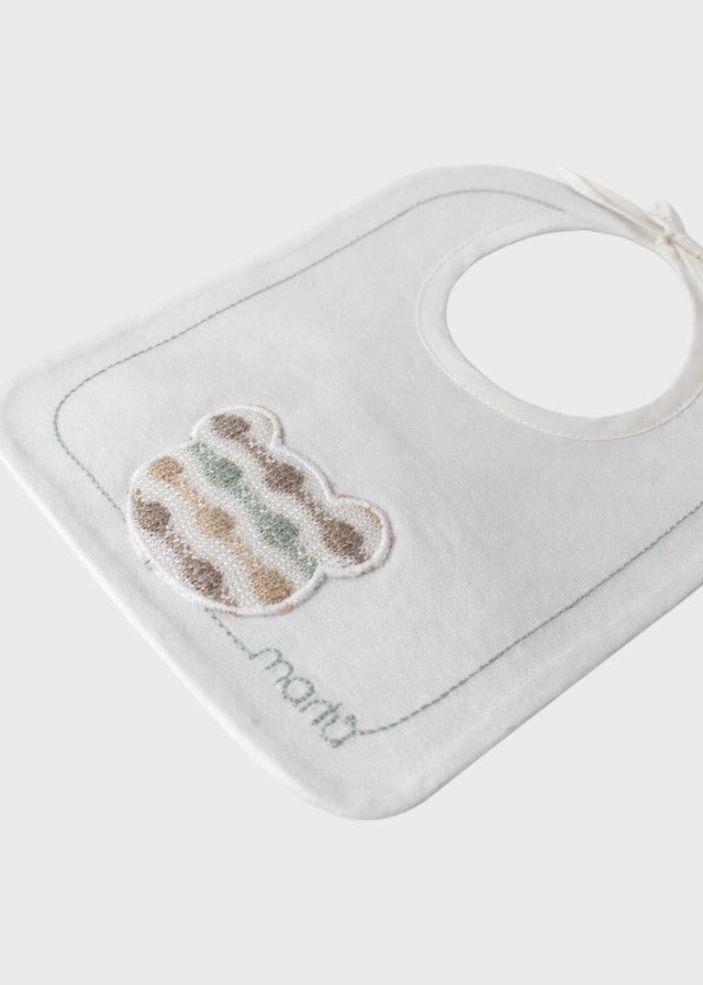 Bavetta Cotone Teddy Verde EK51BAV/V corredino e abbigliamento neonato | NANU' BABY