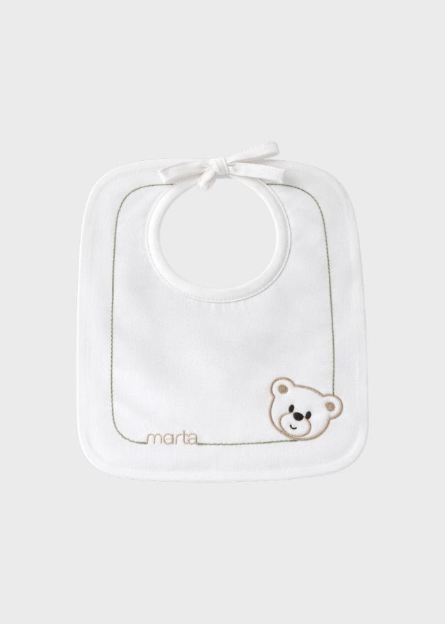 Bavetta Cotone Verde EK64BAV/V corredino e abbigliamento neonato | NANU' BABY