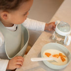 Bavetta in silicone Verde 108034565399 corredino e abbigliamento neonato | NANU' BABY