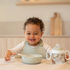 Bavetta in silicone Verde 108034565399 corredino e abbigliamento neonato | NANU' BABY