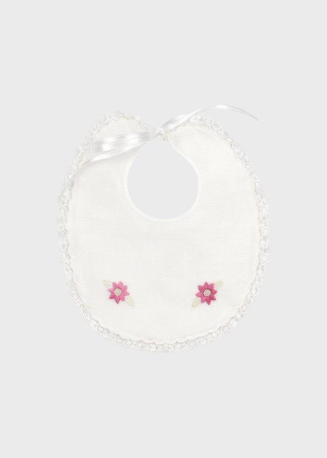 Bavetta Margherite Applicate Ciclamino ZULEYA/BAV - F corredino e abbigliamento neonato | NANU' BABY